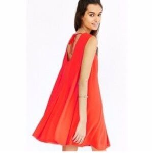 Ecote Urban Outfitters Red Swing Flowy sleeveless lightweight Mini Dress Small